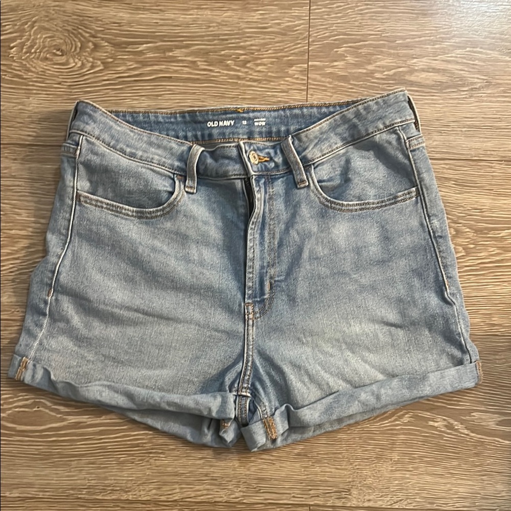 Old Navy Women's WOW Blue Denim Shorts